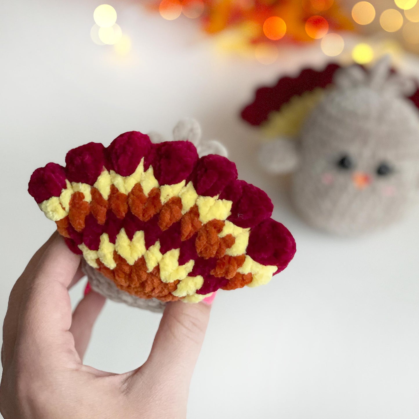 Turkey Crochet PATTERN 2-in-1 - Low Sew