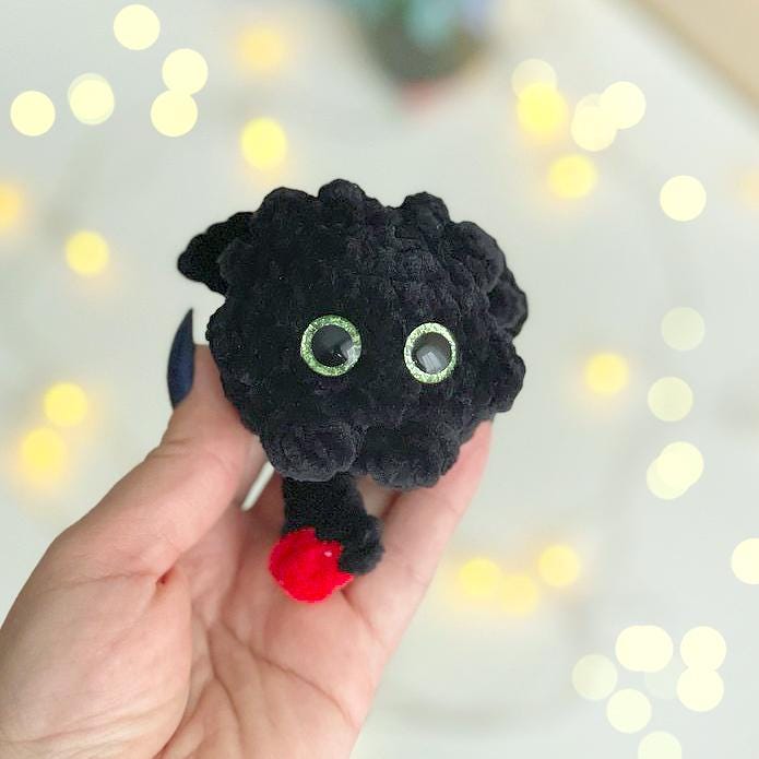 Toothless & Light Furry CROCHET PATTERN - No Sew