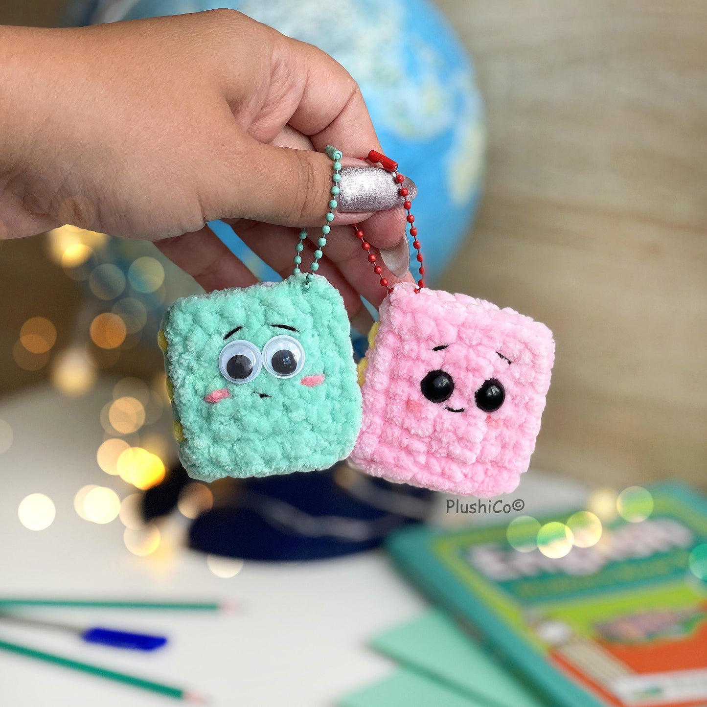 Notebook Keychain Crochet Pattern - Low Sew