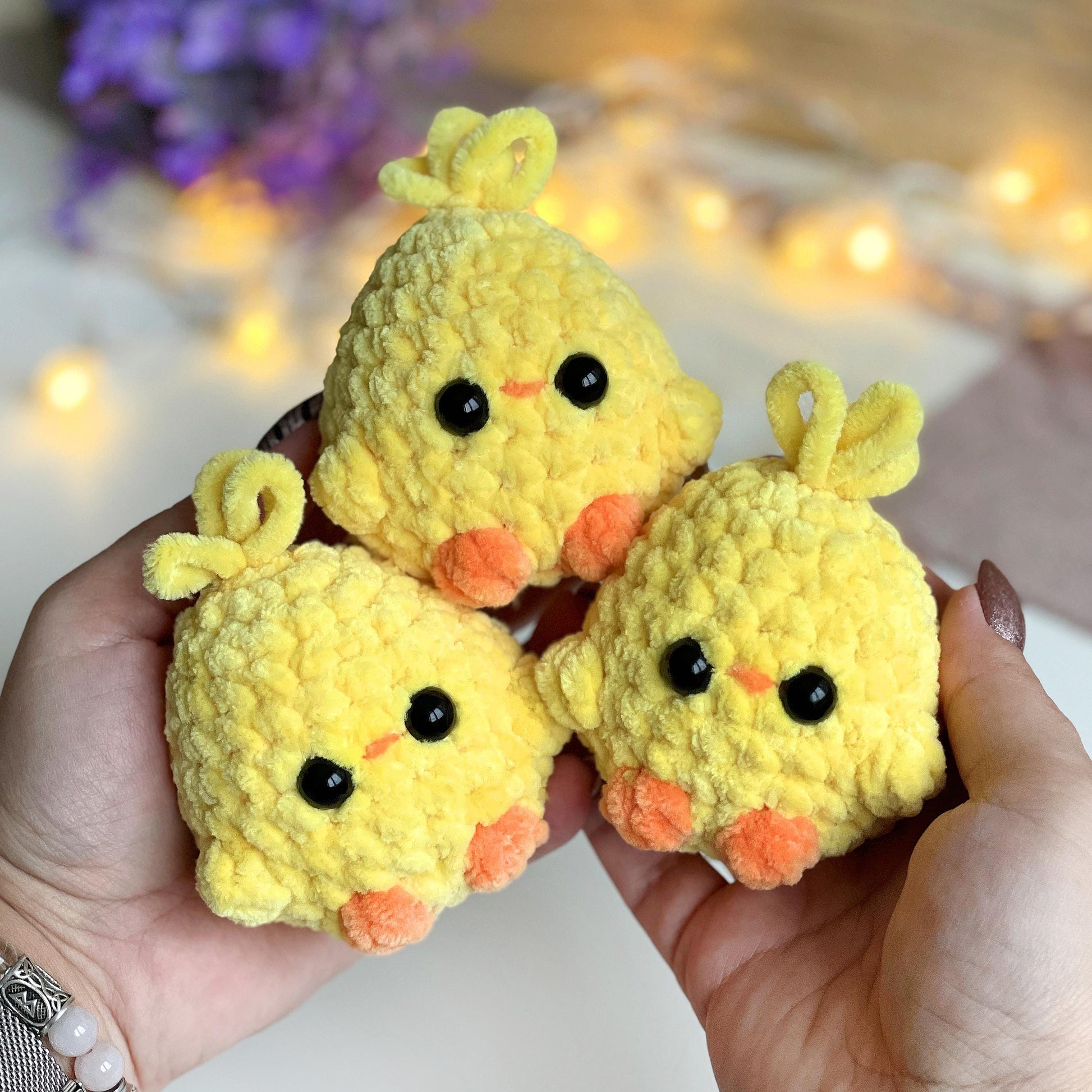Easter Chick Crochet PATTERN, No Sew Amigurumi Tiny Chick, Easy pdf Tutorial for Beginners, Baby Gift Plushie, Handmade Little Spring Bird