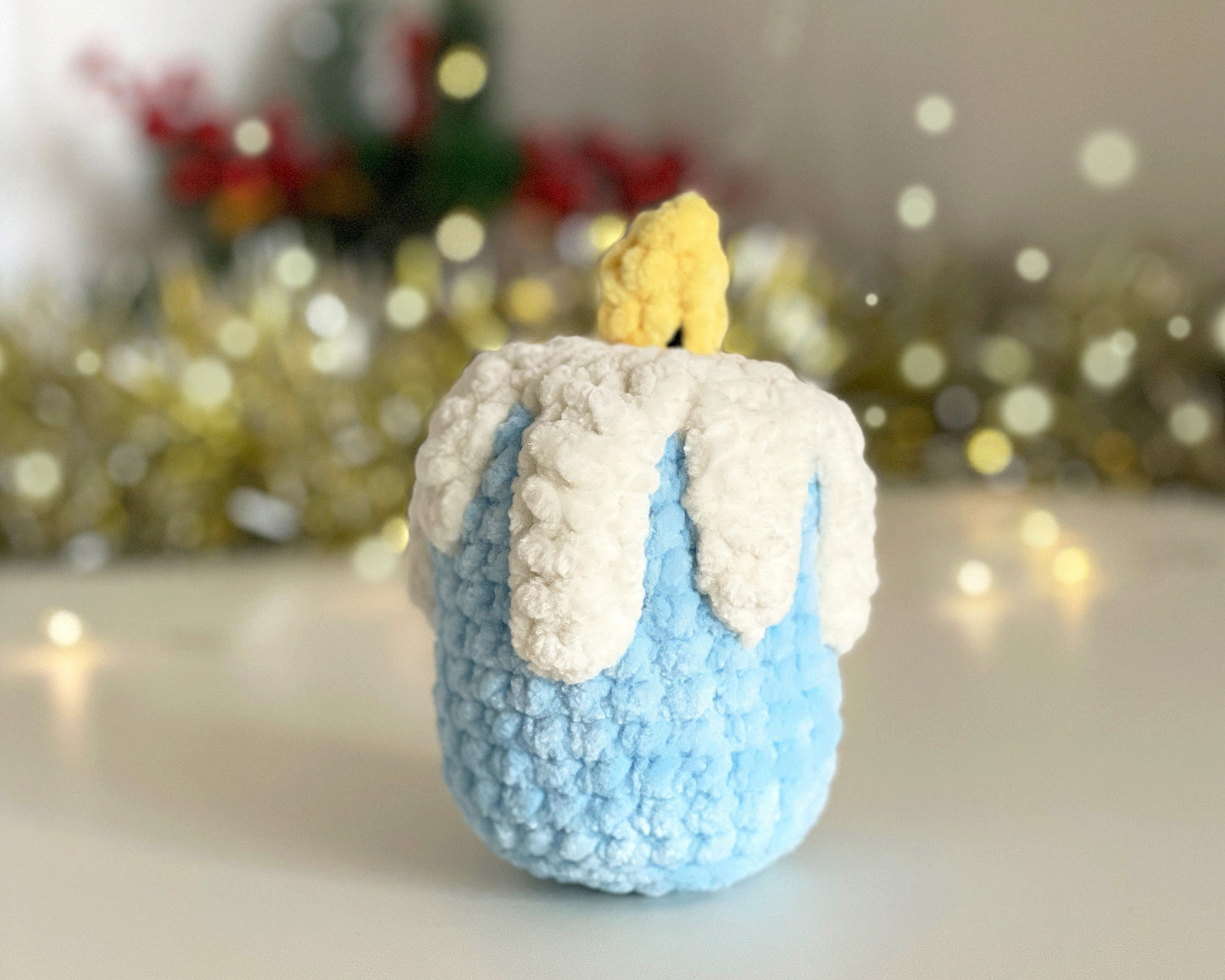 Candle CROCHET PATTERN - Low Sew